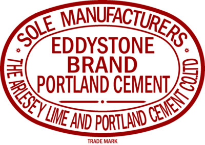 Arlesey Eddystone Brand cement logo