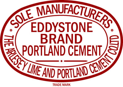 Arlesey Eddystone Brand cement Logo