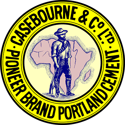 Casebourne Pioneer Brand cement logo