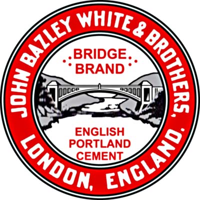 J B White's Frindsbury Bridge Brand cement logo