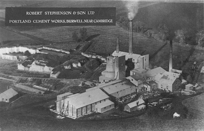 Stephenson's Burwell cement plant 1918