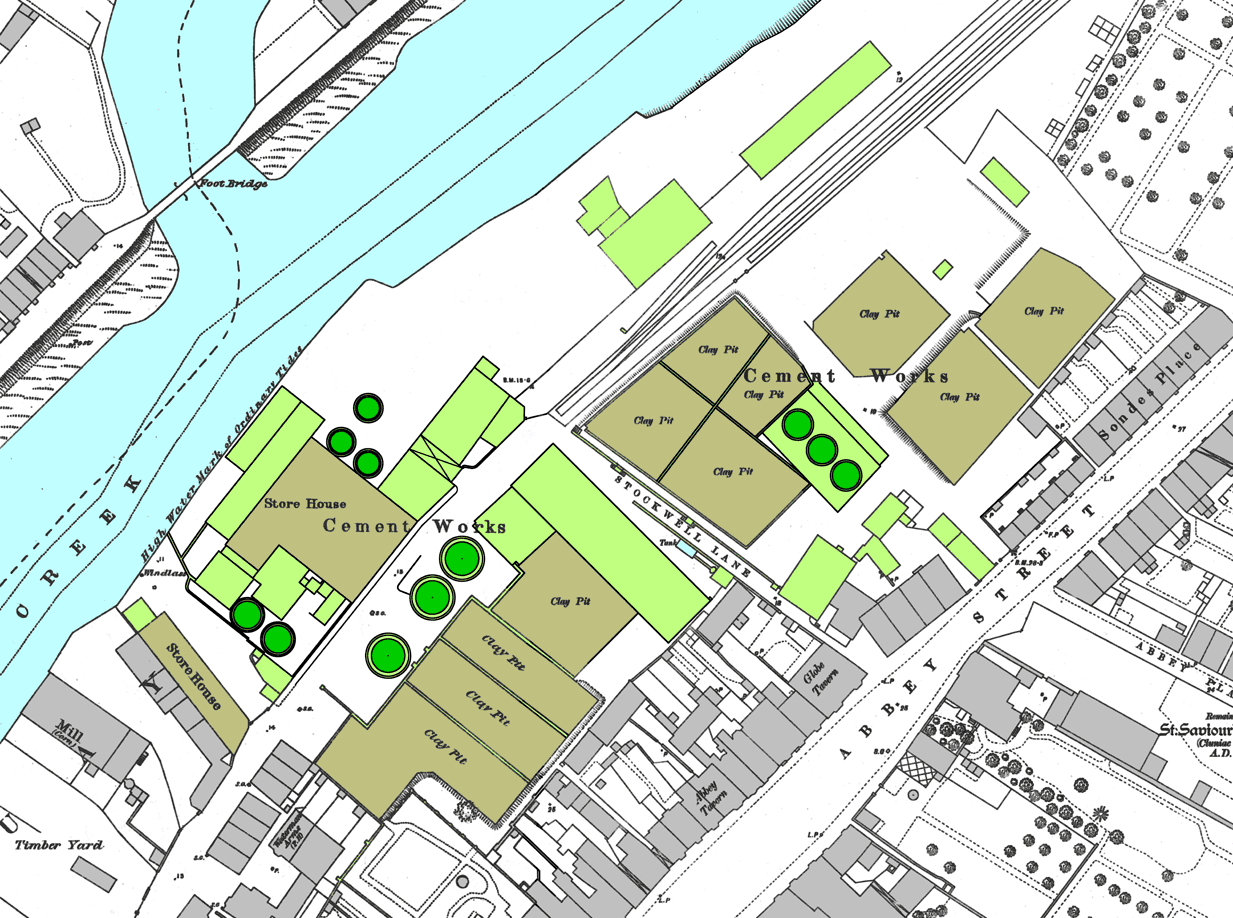 Faversham 1865 map