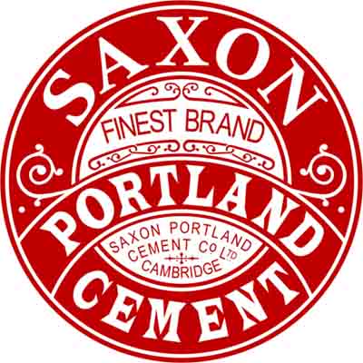 Saxon Cambridge cement logo