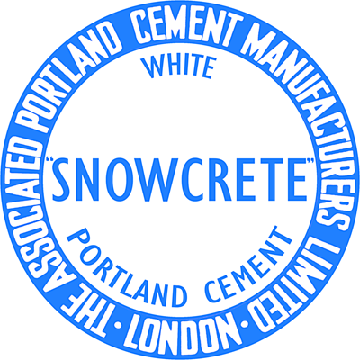 APCM Swanscombe Snowcrete white cement logo