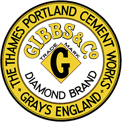 Gibbs & Co West Thurrock Diamond Brand cement logo