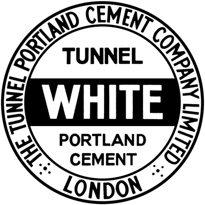 Tunnel white cement logo
