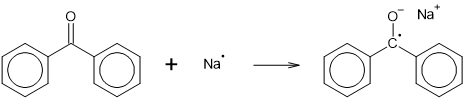 Benzophenone radical anion