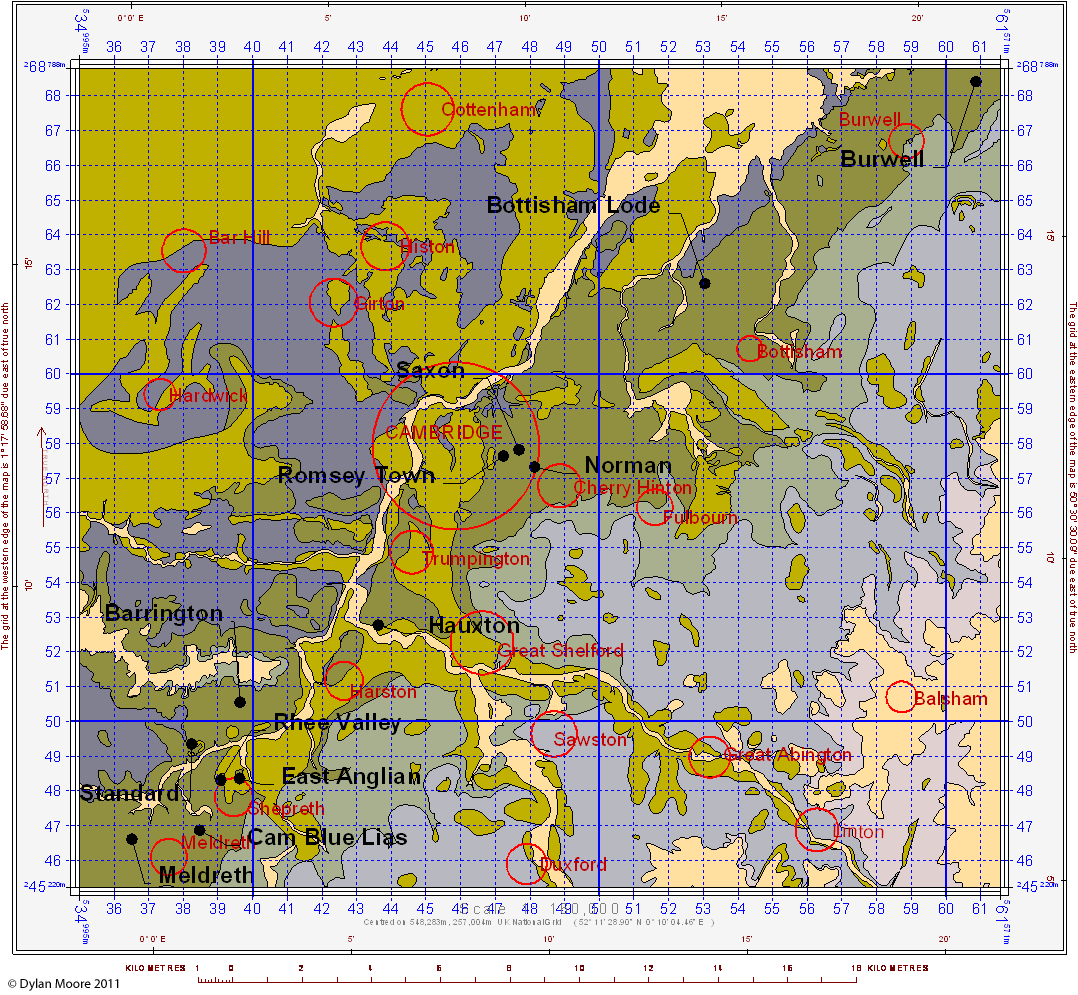 Map of the Cam Valley cement plants