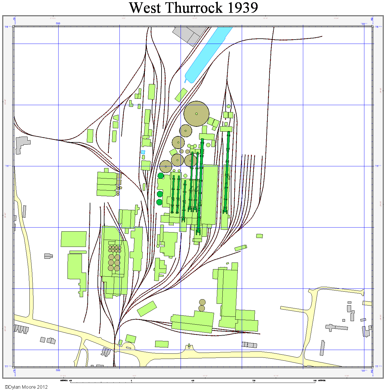 West Thurrock 1939 Detail